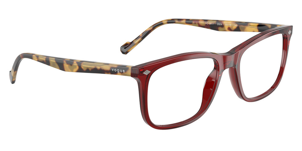 vogue eyewear VO5617 2924 53 - Transparent Bordeaux/Brown Tortoise
