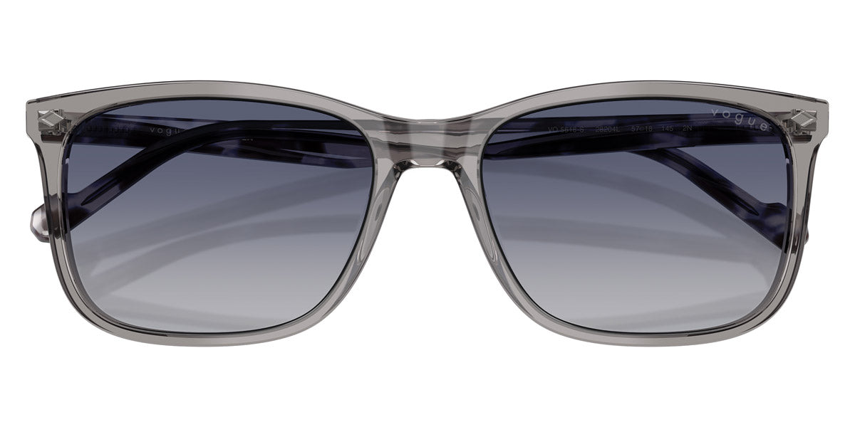 vogue eyewear VO5618S 28204L 57 - Transparent Gray/Gray Tortoise / Gray Gradient Blue