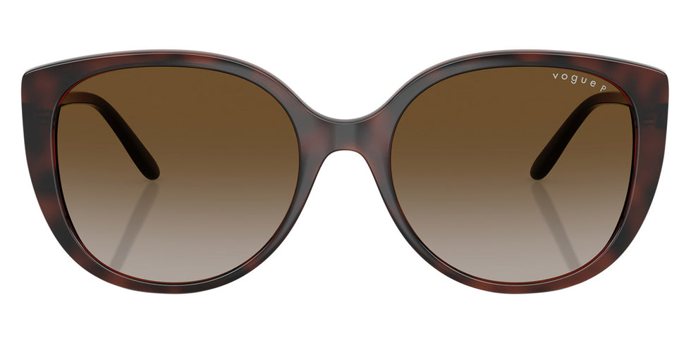 vogue eyewear VO5623S 2386T5 55 - Top Dark Havana/Light Brown/Black / Gray Gradient Brown Polarized