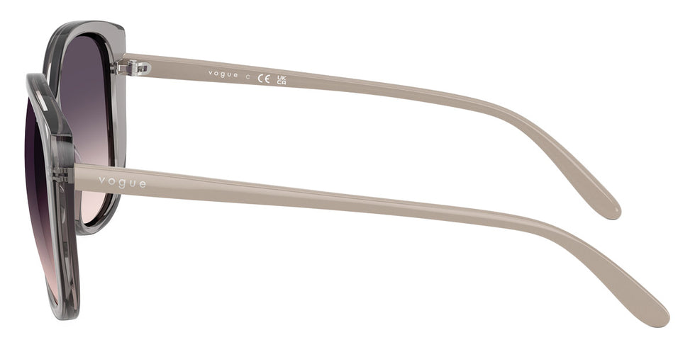 vogue eyewear VO5623SF 272636 55 - Transparent Gray/Full Light Gray / Pink Gradient Dark Violet