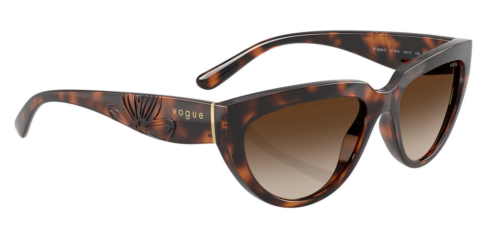 vogue eyewear VO5629S 271813 54 - Total Dark Havana / Gradient Dark Brown