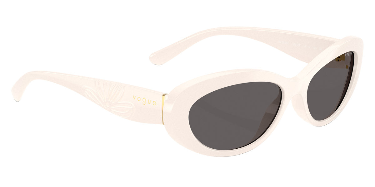 vogue eyewear VO5630S 312487 55 - Full Ivory / Black Smoke