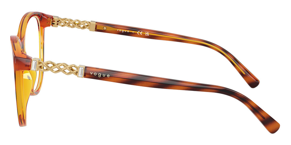 vogue eyewear VO5631B 1508 51 - Striped Dark Havana