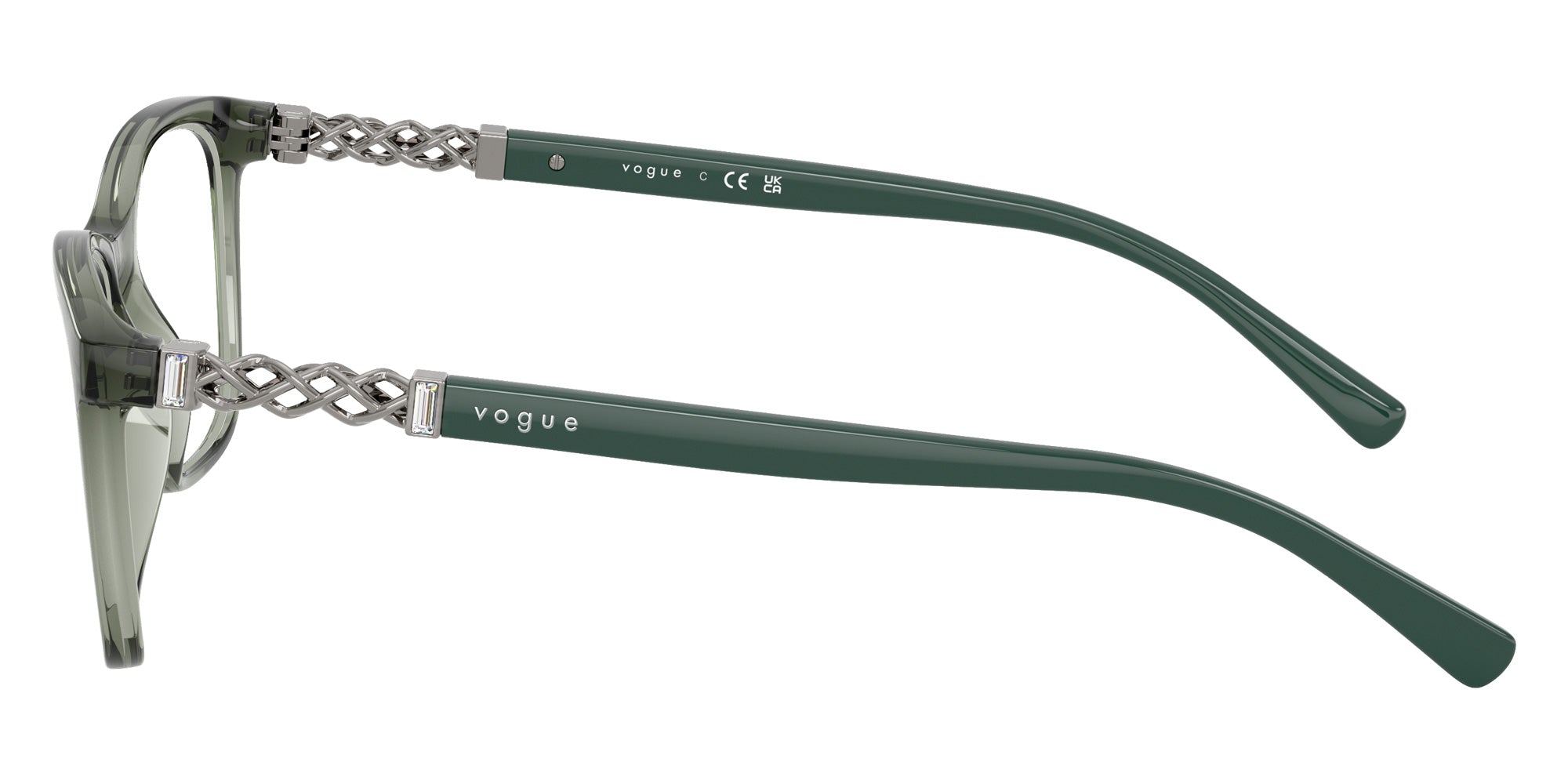 vogue eyewear VO5632B 3086 53 - Transparent Mallard Green #id:vo5632b3086_s:104110