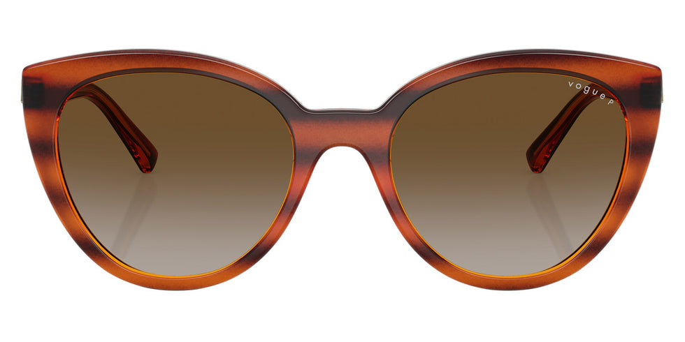 vogue eyewear VO5634SB 1508T5 53 - Striped Dark Havana / Gray Gradient Brown Polarized