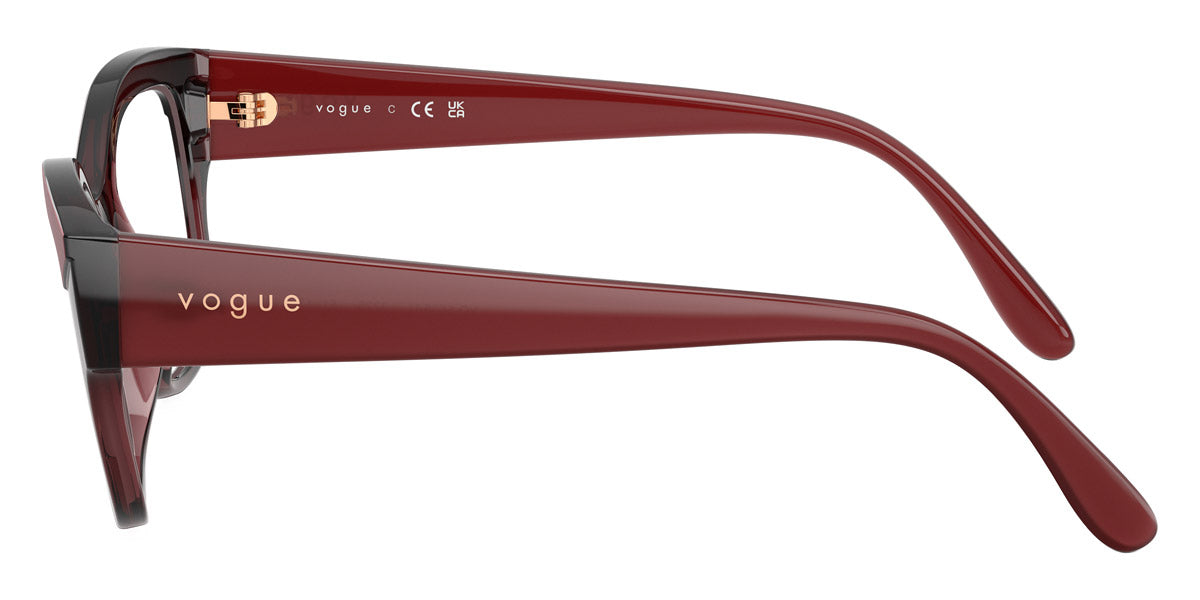 vogue eyewear VO5635U 3225 51 - Top Red/Transparent Red/Opal Red