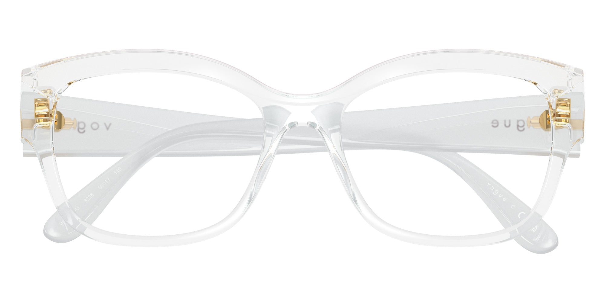 vogue eyewear VO5635U 3226 53 - Top White/Transparent #id:vo5635u3226_s:100125