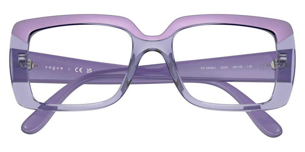 vogue eyewear VO5636U 3223 50 - Top Violet/Transparent Violet/Opal Violet