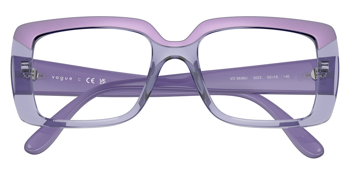 vogue eyewear VO5636U 3223 50 - Top Violet/Transparent Violet/Opal Violet
