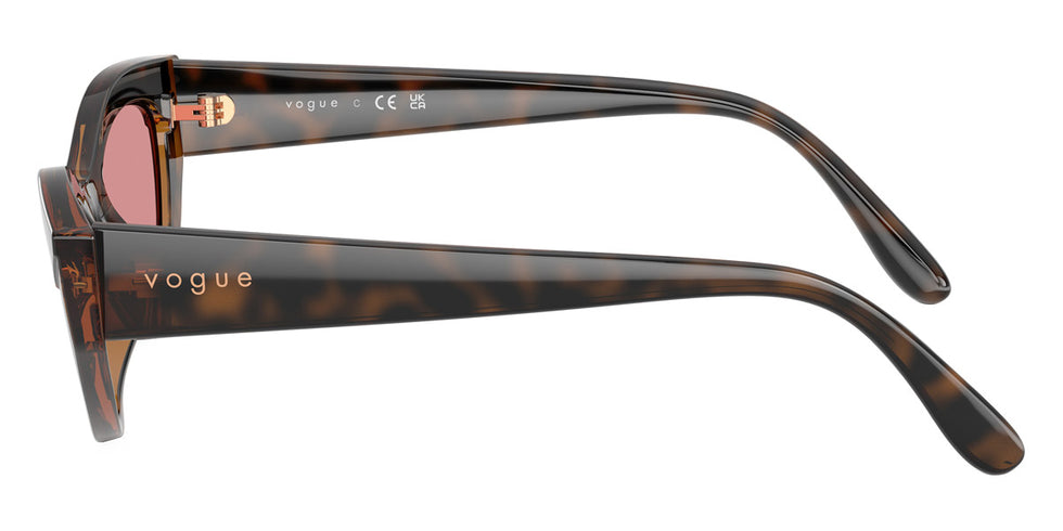 vogue eyewear VO5637SU 2386F6 52 - Top Havana/Light Brown / Pink Dark Mirrored Red