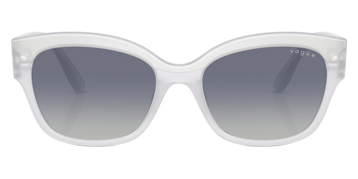vogue eyewear VO5638SU 32204L 55 - Top White/Opal Milk / Gray Gradient Blue