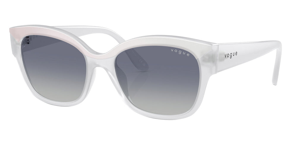 vogue eyewear VO5638SU 32204L 55 - Top White/Opal Milk / Gray Gradient Blue