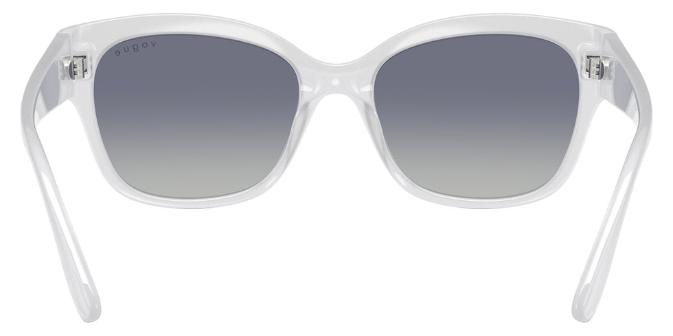 vogue eyewear VO5638SU 32204L 55 - Top White/Opal Milk / Gray Gradient Blue