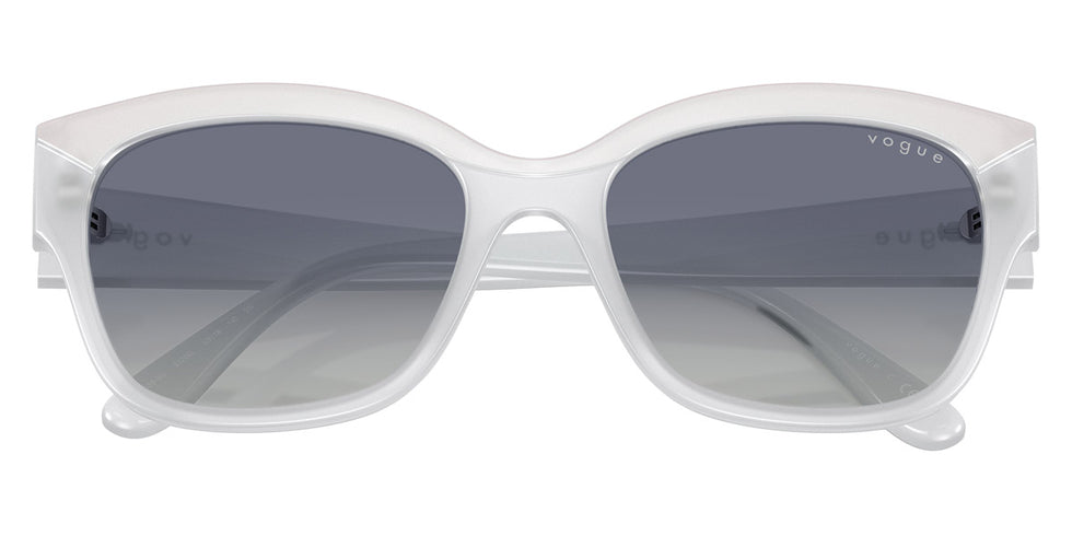 vogue eyewear VO5638SU 32204L 55 - Top White/Opal Milk / Gray Gradient Blue