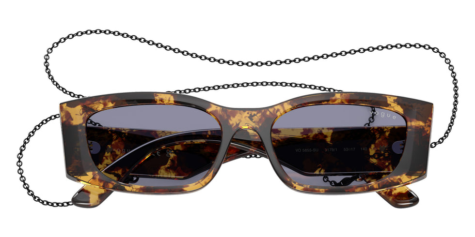 vogue eyewear VO5655SU 3179/1 53 - Honey Havana / Gray #id:vo5655su31791_s:100125