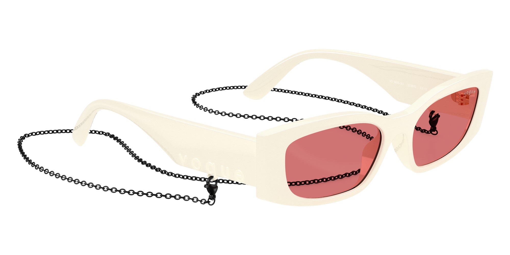 vogue eyewear VO5655SU 323975 53 - Full Cream / Red #id:vo5655su323975_s:102120