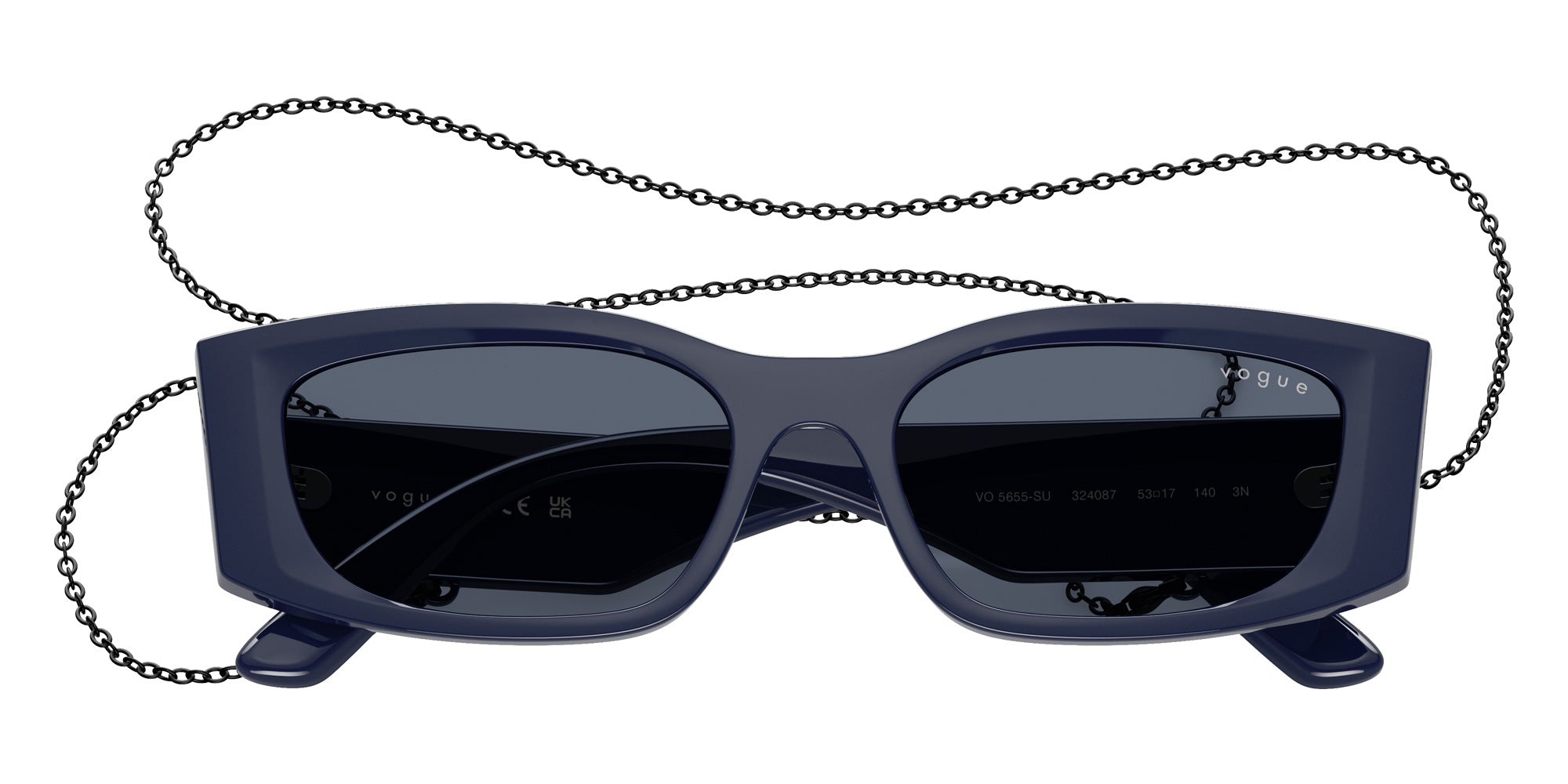 vogue eyewear VO5655SU 324087 53 - Full Blue / Dark Gray #id:vo5655su324087_s:104125