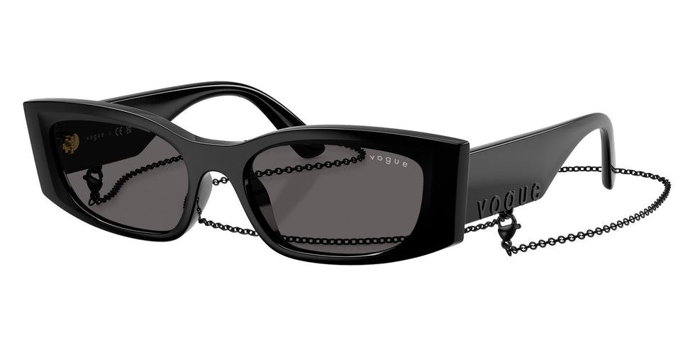 vogue eyewear VO5655SU W44/87 53 - Black / Black Smoke #id:vo5655suw4487_s:106105