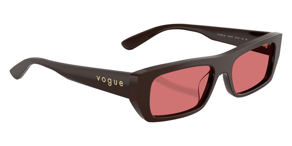 vogue eyewear VO5657SU 324275 53 - Full Brown / Red #id:vo5657su324275_s:102120