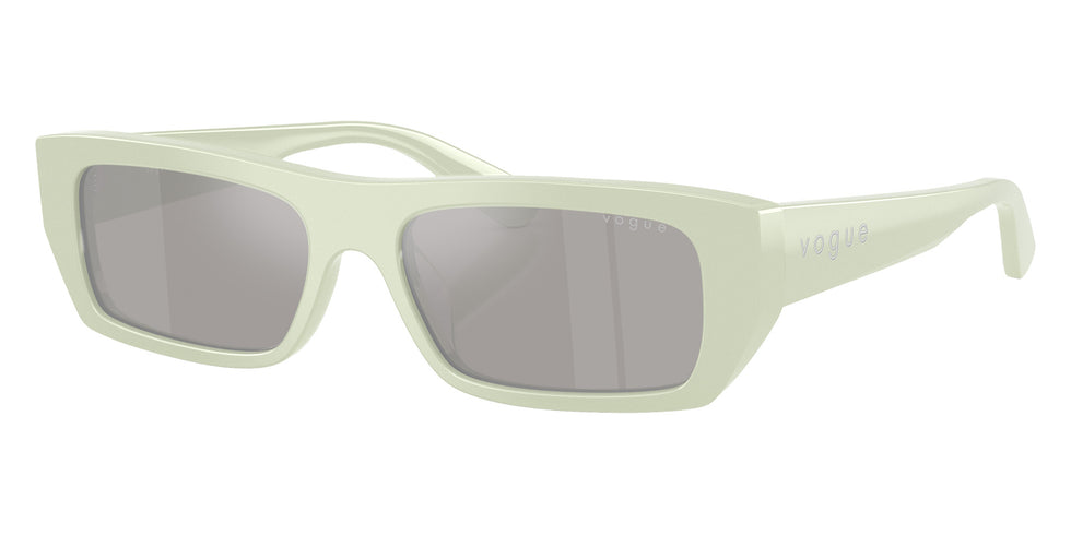 vogue eyewear VO5657SU 32436G 53 - Full Mint Green / Light Gray Mirrored Silver #id:vo5657su32436g_s:104105