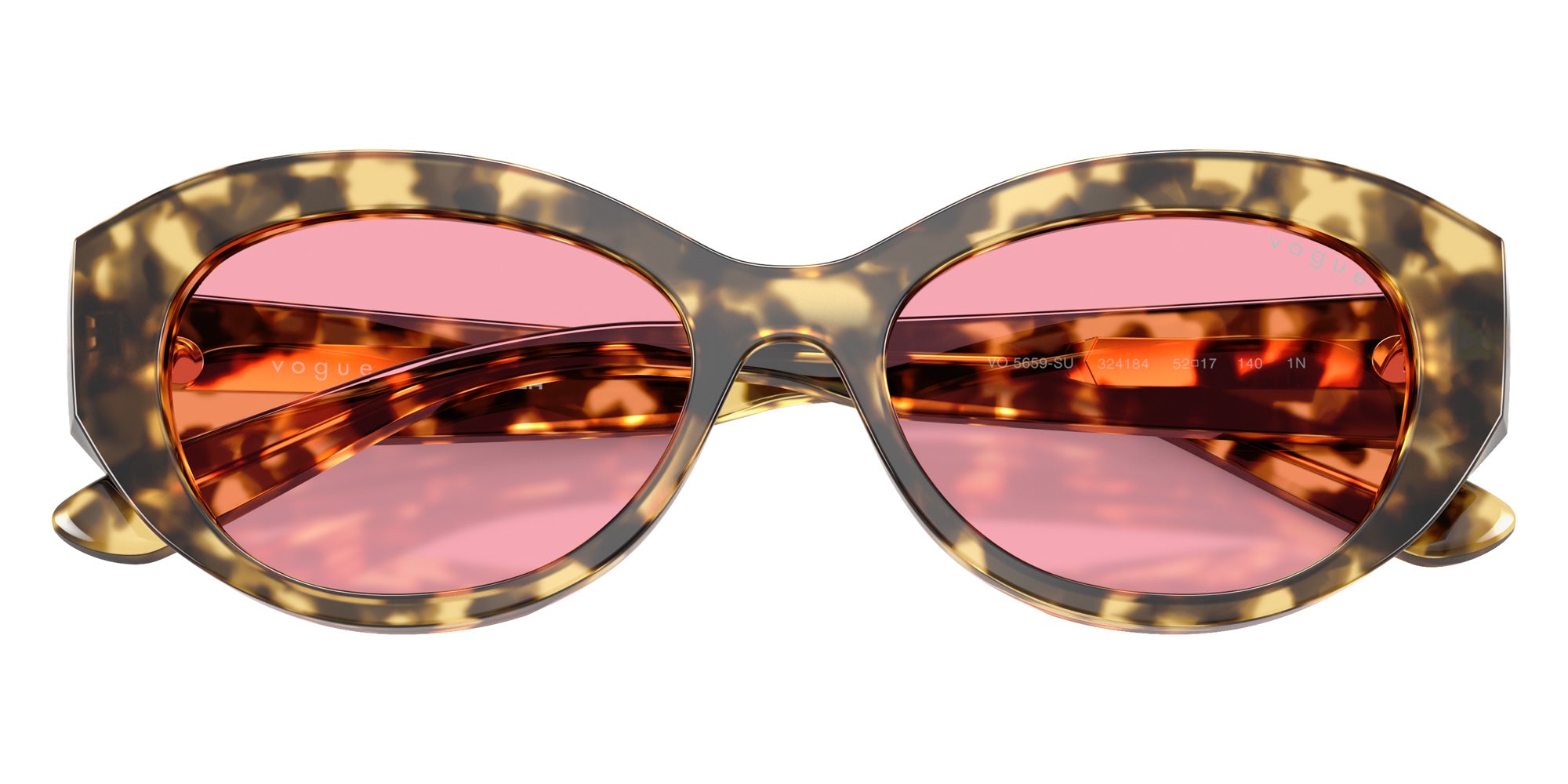 vogue eyewear VO5659SU 324184 52 - Brown Beige Tortoise / Pink #id:vo5659su324184_s:102125