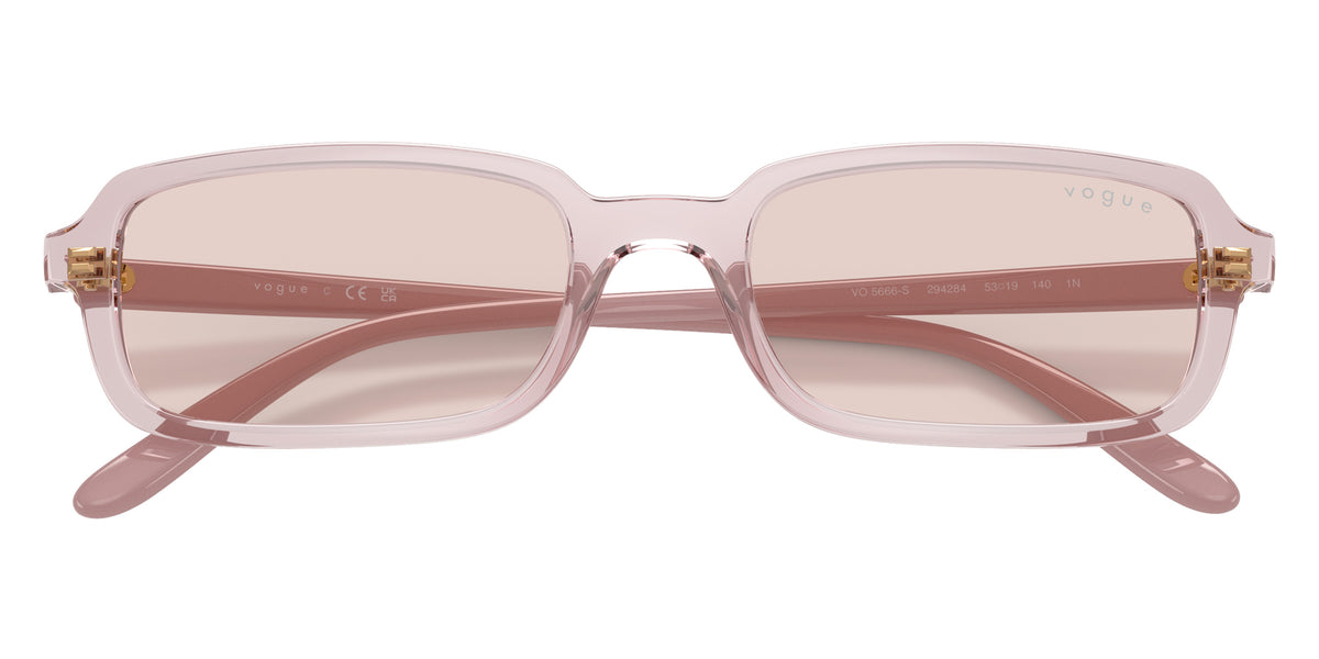 vogue eyewear VO5666S 294284 53 - Transparent Pink / Pink #id:vo5666s294284_s:100125