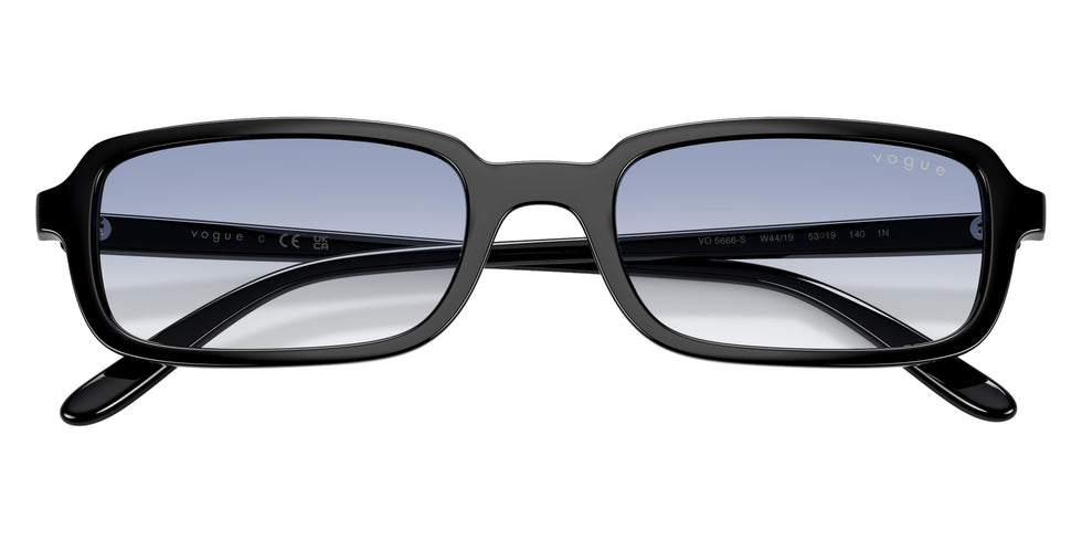 vogue eyewear VO5666S W44/19 53 - Black / Clear Gradient Light Blue #id:vo5666sw4419_s:104125