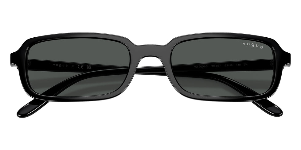 vogue eyewear VO5666S W44/87 53 - Black / Dark Gray #id:vo5666sw4487_s:106125