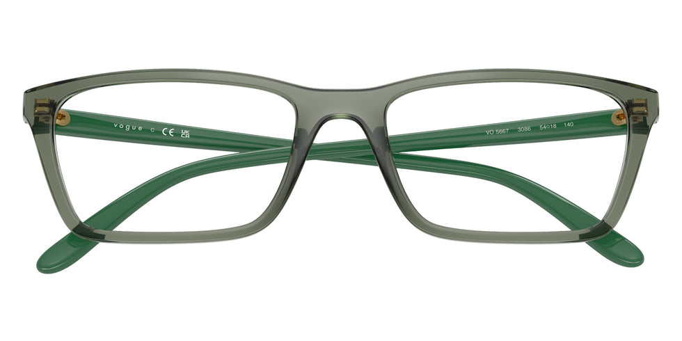 vogue eyewear VO5667 3086 54 - Transparent Mallard Green #id:vo56673086_s:102125