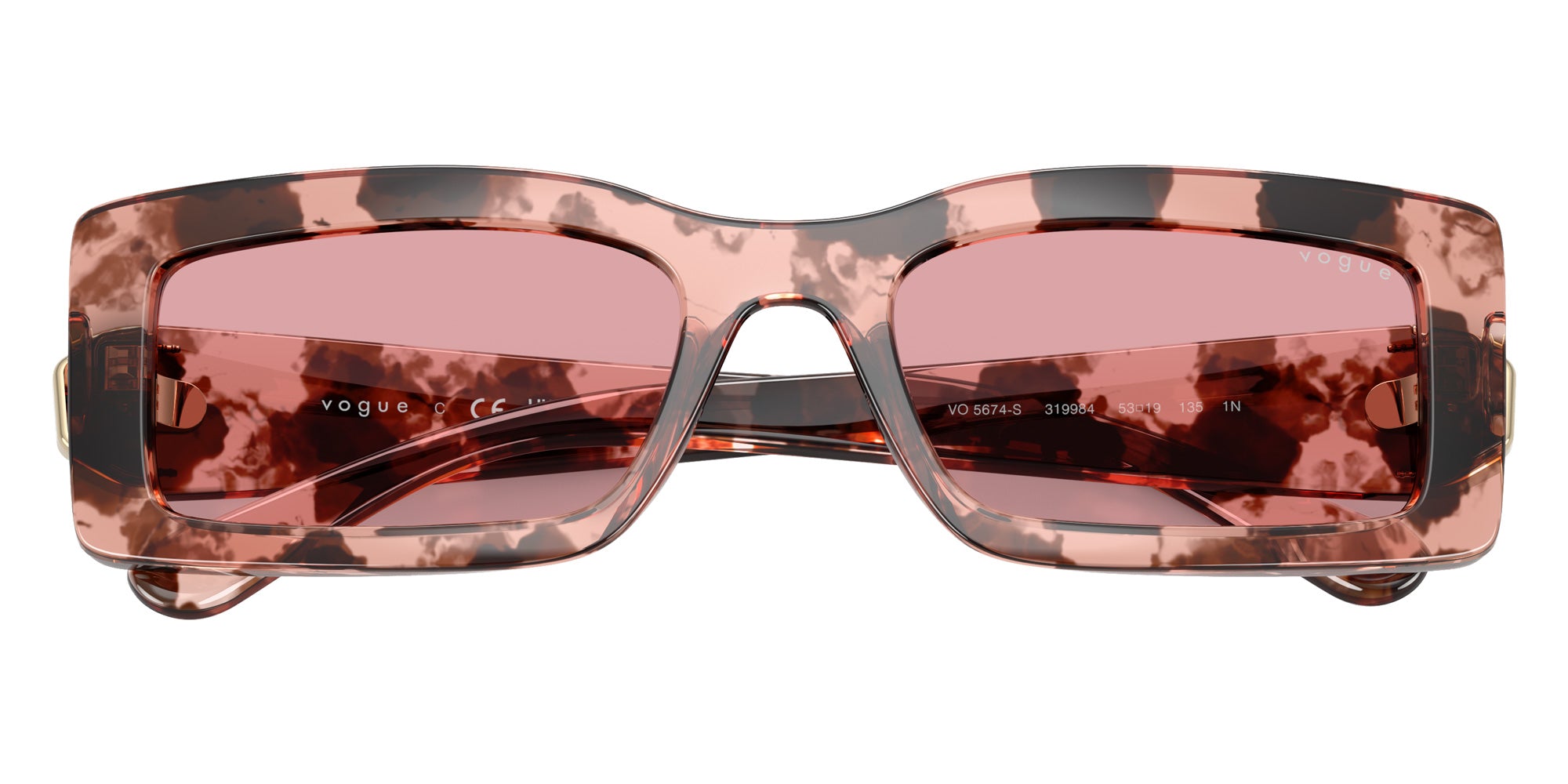 vogue eyewear VO5674S 319984 53 - Rose Havana / Light Violet #id:vo5674s319984_s:102125