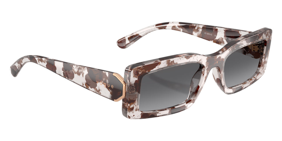vogue eyewear VO5674S 3218T3 53 - Gray Havana / Gradient Gray Polarized #id:vo5674s3218t3_s:104120