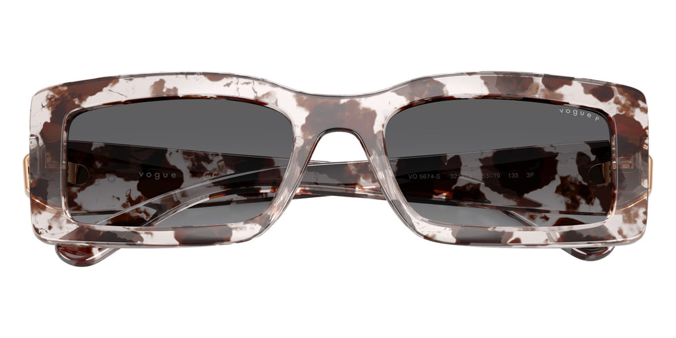 vogue eyewear VO5674S 3218T3 53 - Gray Havana / Gradient Gray Polarized #id:vo5674s3218t3_s:104125