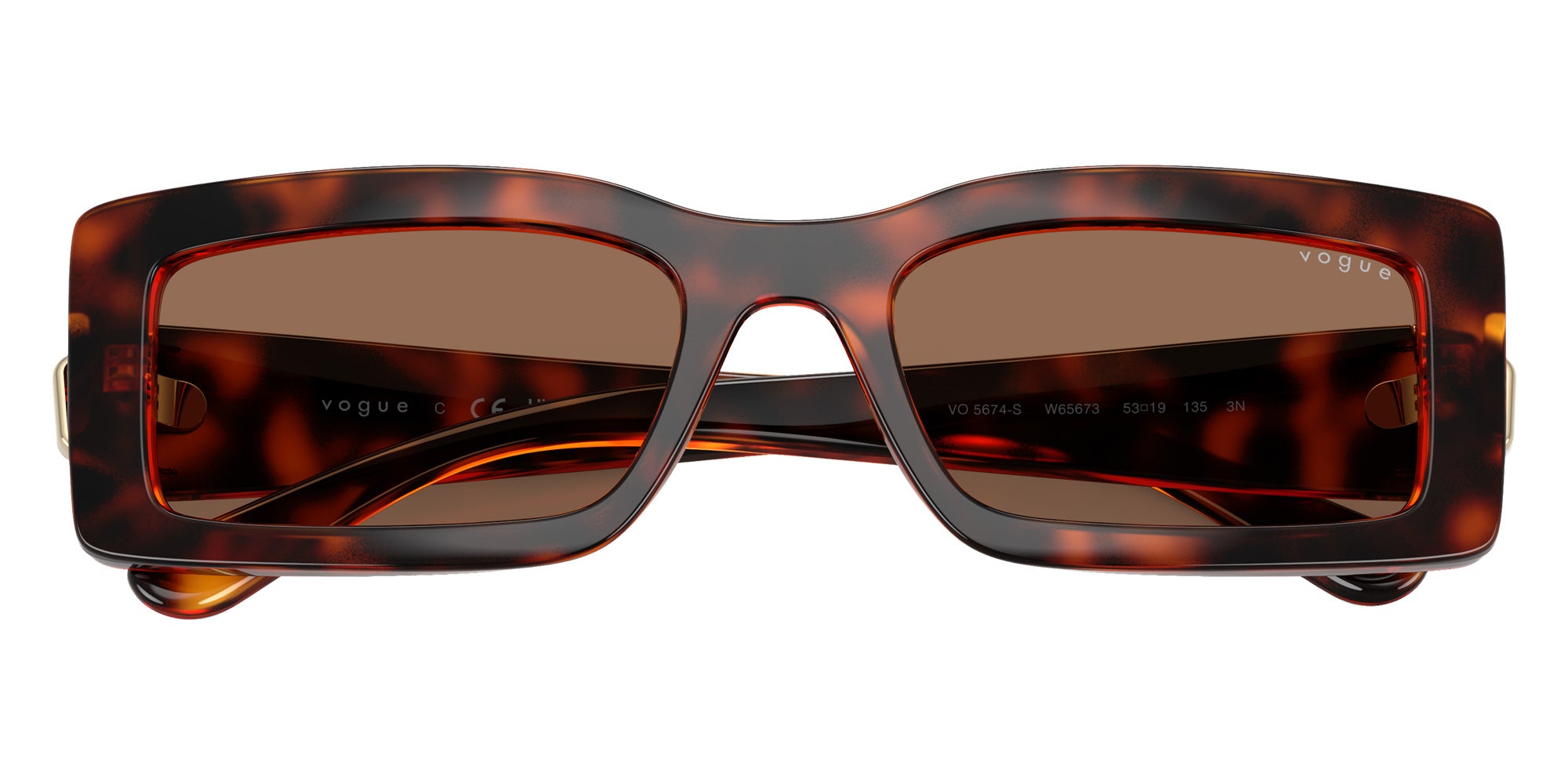 vogue eyewear VO5674S W65673 53 - Dark Havana / Dark Brown #id:vo5674sw65673_s:108125