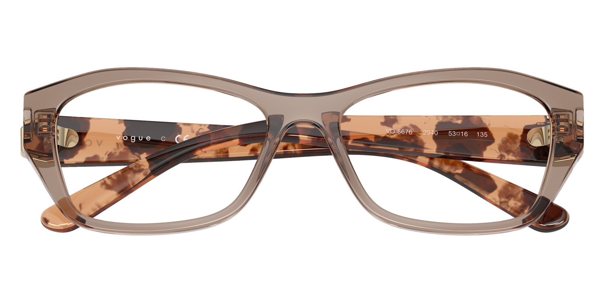 vogue eyewear VO5676 2940 53 - Transparent Brown #id:vo56762940_s:102125