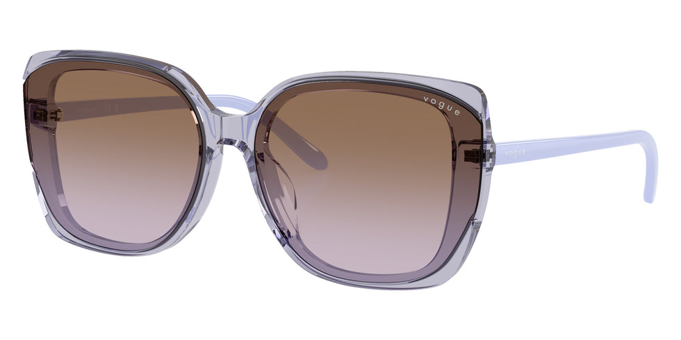 vogue eyewear VO5684SD 292568 65 - Transparent Lilac / Violet Gradient Brown #id:vo5684sd292568_s:100105
