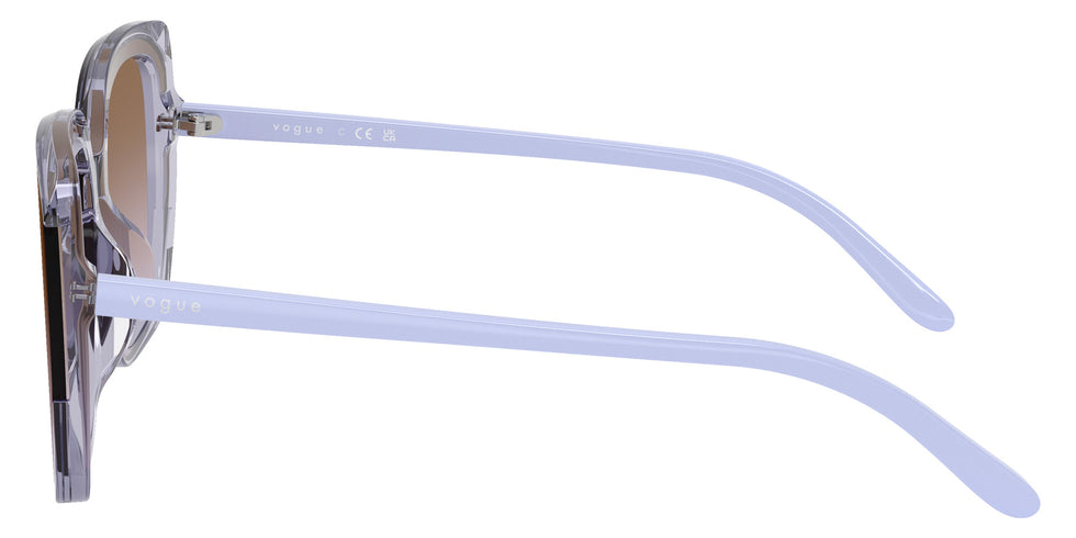 vogue eyewear VO5684SD 292568 65 - Transparent Lilac / Violet Gradient Brown #id:vo5684sd292568_s:100110