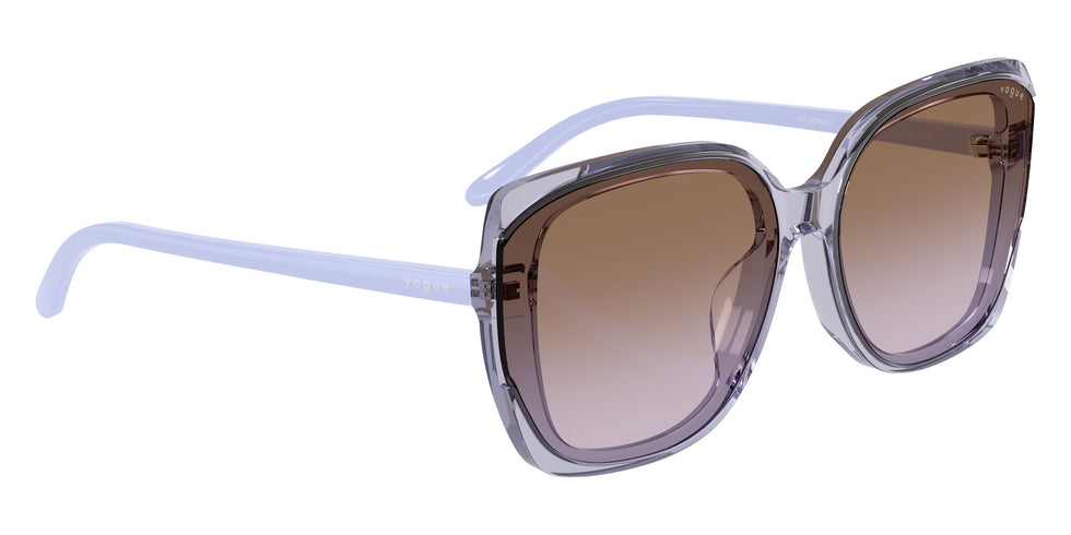 vogue eyewear VO5684SD 292568 65 - Transparent Lilac / Violet Gradient Brown #id:vo5684sd292568_s:100120