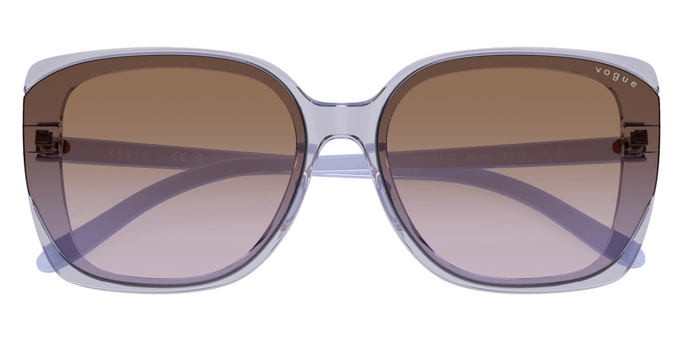 vogue eyewear VO5684SD 292568 65 - Transparent Lilac / Violet Gradient Brown #id:vo5684sd292568_s:100125