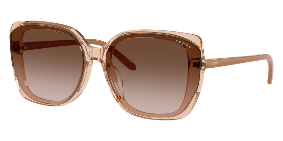 vogue eyewear VO5684SD 318113 65 - Transparent Light Brown / Gradient Dark Brown #id:vo5684sd318113_s:102105