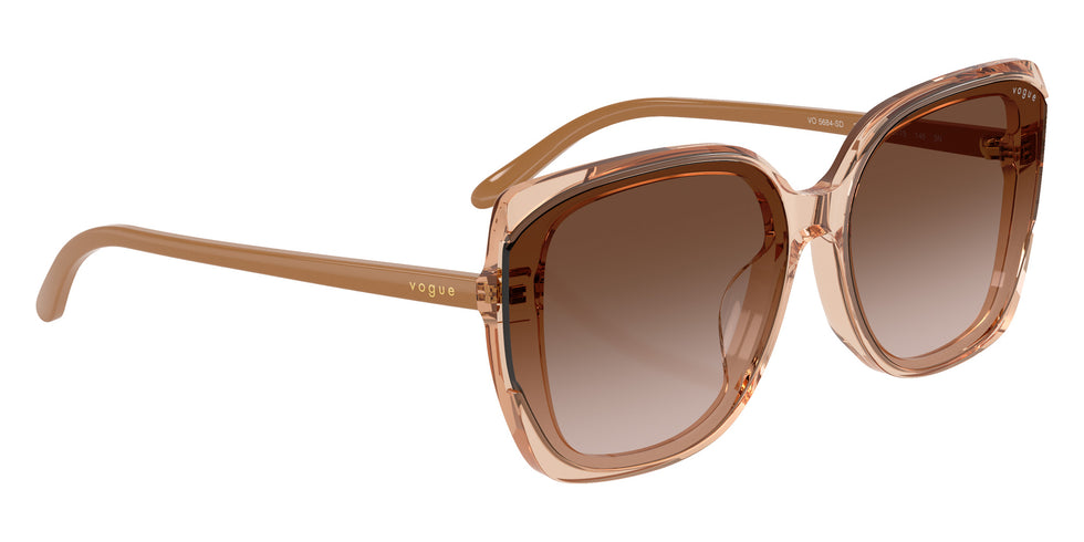 vogue eyewear VO5684SD 318113 65 - Transparent Light Brown / Gradient Dark Brown #id:vo5684sd318113_s:102120