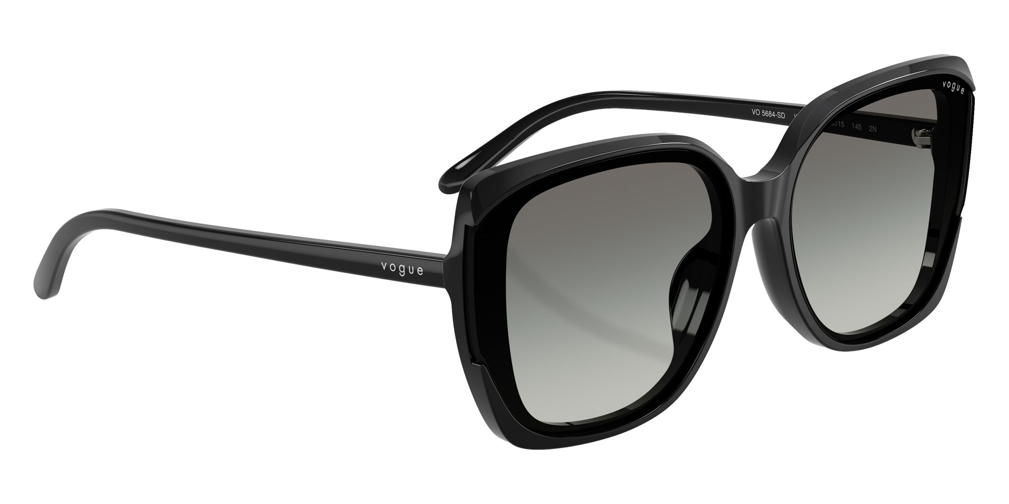 vogue eyewear VO5684SD W44/11 65 - Black / Gradient Dark Gray #id:vo5684sdw4411_s:104120
