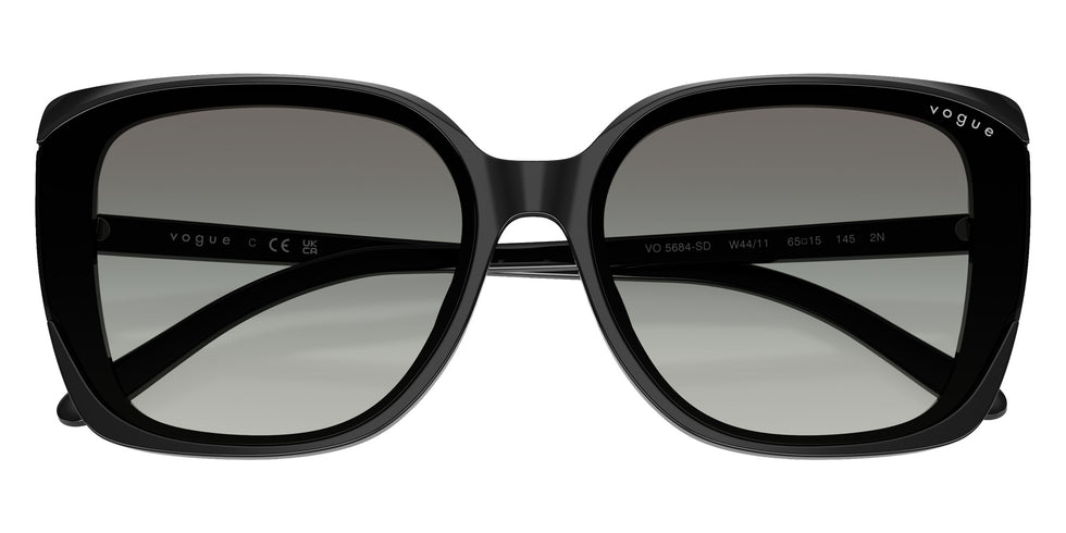 vogue eyewear VO5684SD W44/11 65 - Black / Gradient Dark Gray #id:vo5684sdw4411_s:104125
