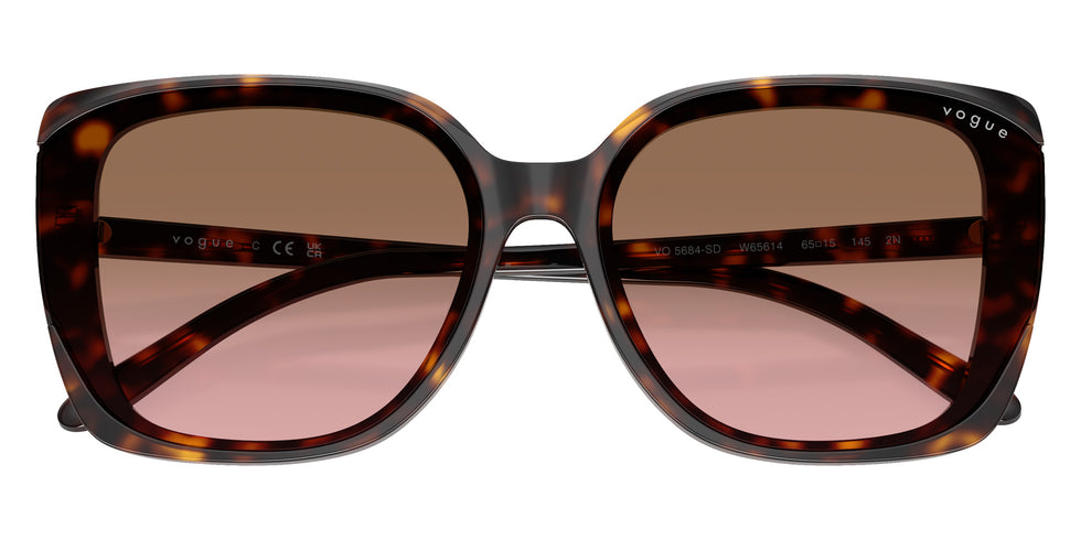 vogue eyewear VO5684SD W65614 65 - Dark Havana / Pink Gradient Brown #id:vo5684sdw65614_s:106125
