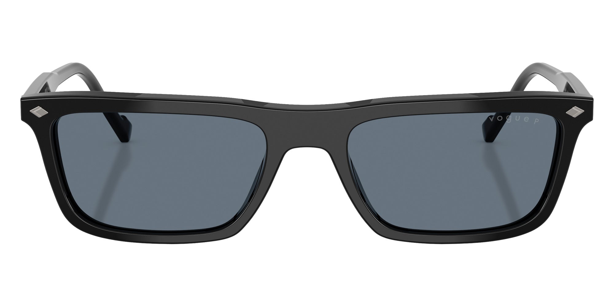 vogue eyewear VO5687S W44/4Y 55 - Black / Blue Silver Mirrored Polarized #id:vo5687sw444y_s:106100