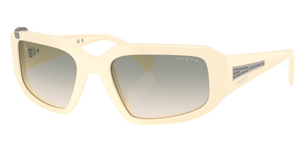 vogue eyewear VO5688SB 31672C 55 - Full Ivory / Light Brown Gradient Light Green #id:vo5688sb31672c_s:100105