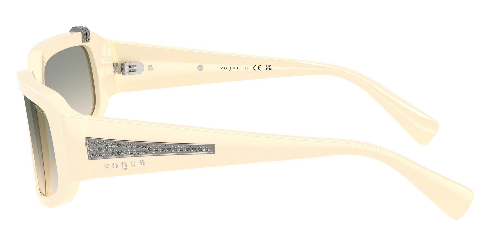 vogue eyewear VO5688SB 31672C 55 - Full Ivory / Light Brown Gradient Light Green #id:vo5688sb31672c_s:100110
