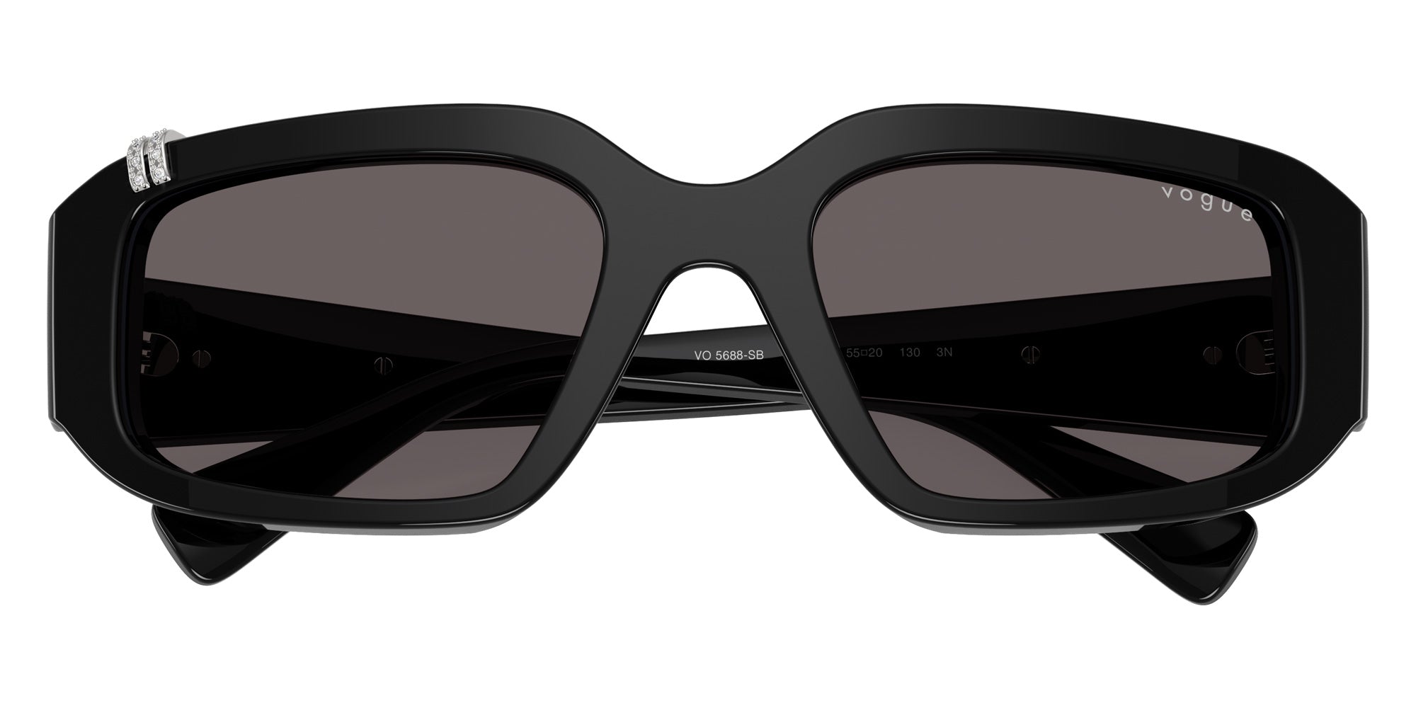 vogue eyewear VO5688SB W44/87 55 - Black / Black Smoke #id:vo5688sbw4487_s:104125