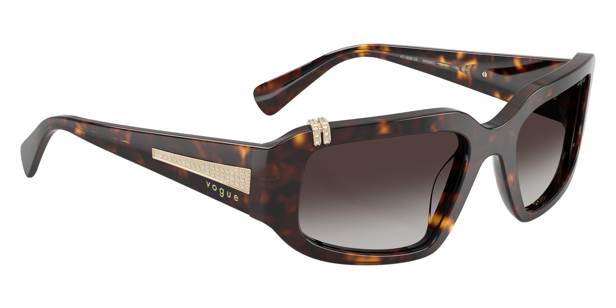 vogue eyewear VO5688SB W6568G 55 - Dark Havana / Gray Gradient #id:vo5688sbw6568g_s:106120