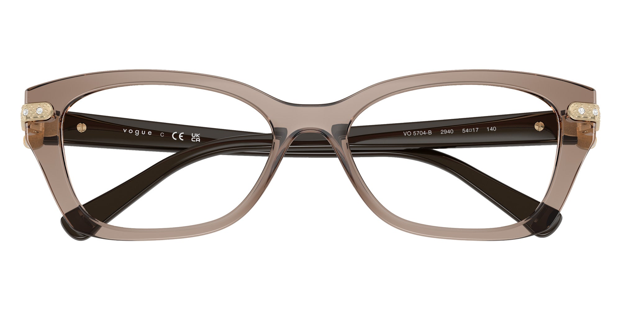 vogue eyewear VO5704B 2940 52 - Transparent Brown #id:vo5704b2940_s:100125