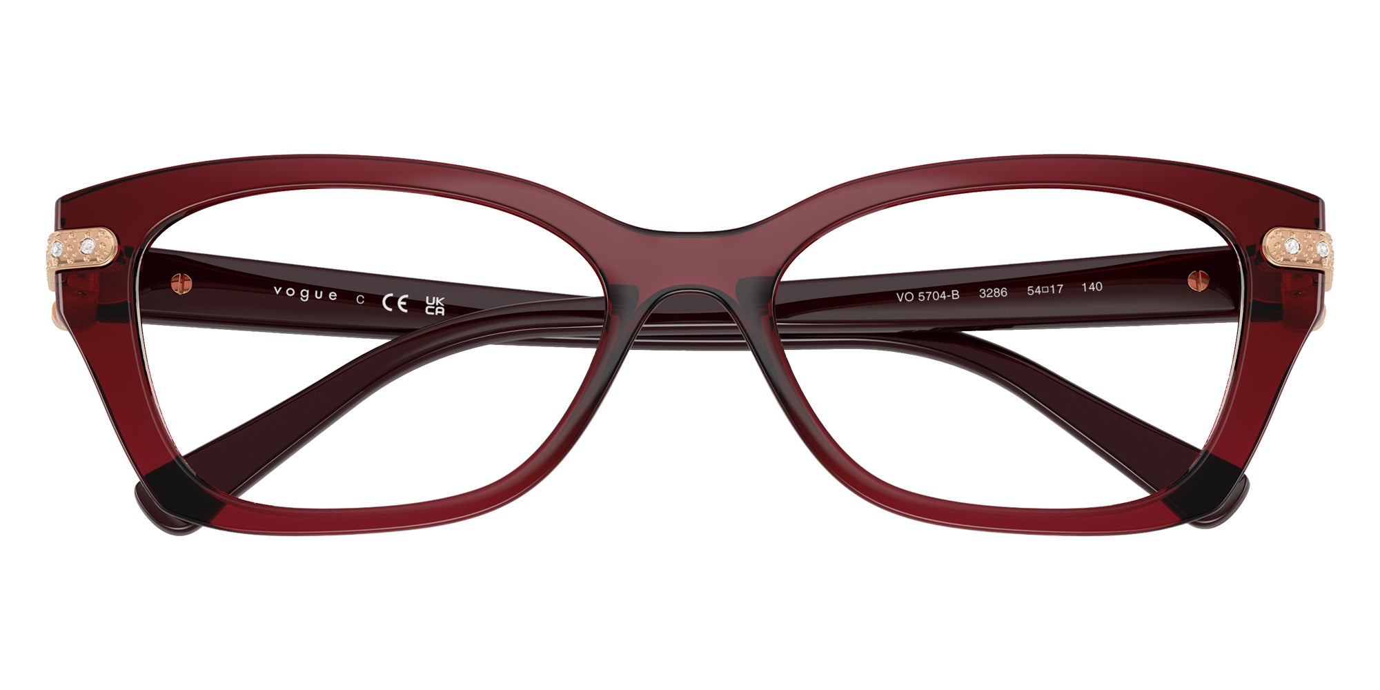 vogue eyewear VO5704B 3286 52 - Transparent Bordeaux #id:vo5704b3286_s:108125